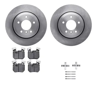 R1 Concepts WFWH1-31101 E- Line Series Brake Rotor W/ Ceramic Brake Pads & Hdw